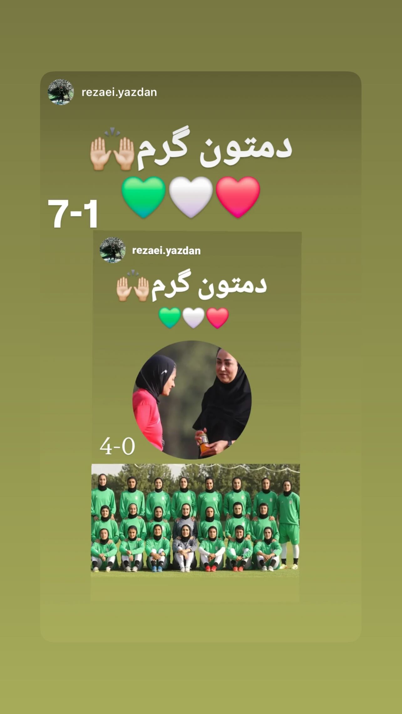  جدید ترین استوری اینستاگرام نگین زندی