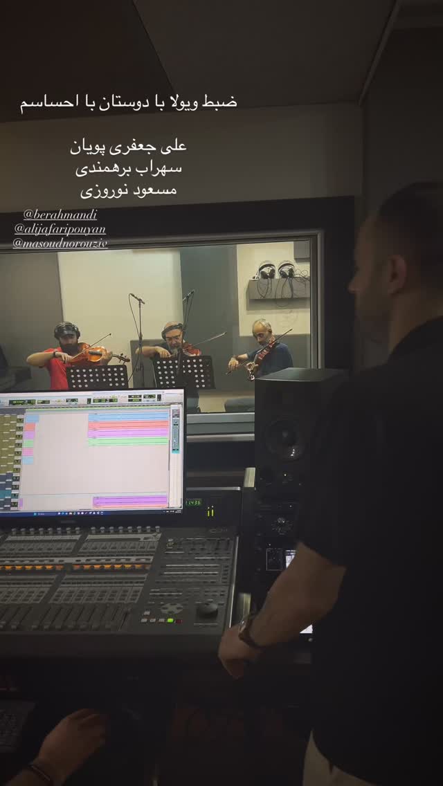  جدید ترین استوری اینستاگرام محمد زرنوش