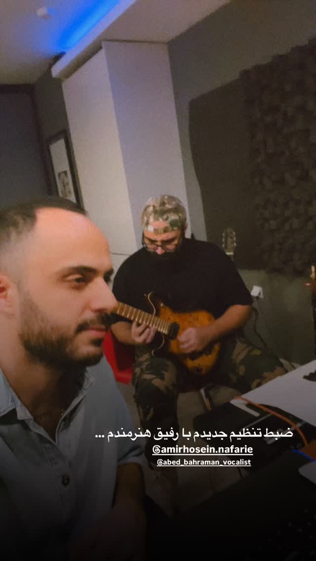  جدید ترین استوری اینستاگرام محمد زرنوش