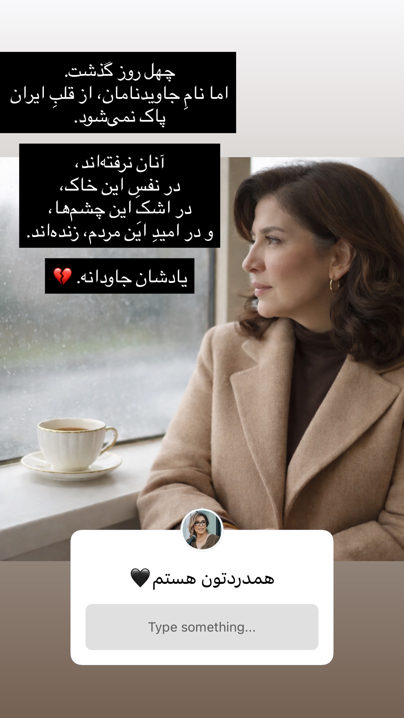  جدید ترین استوری اینستاگرام ژیلا امیرشاهی