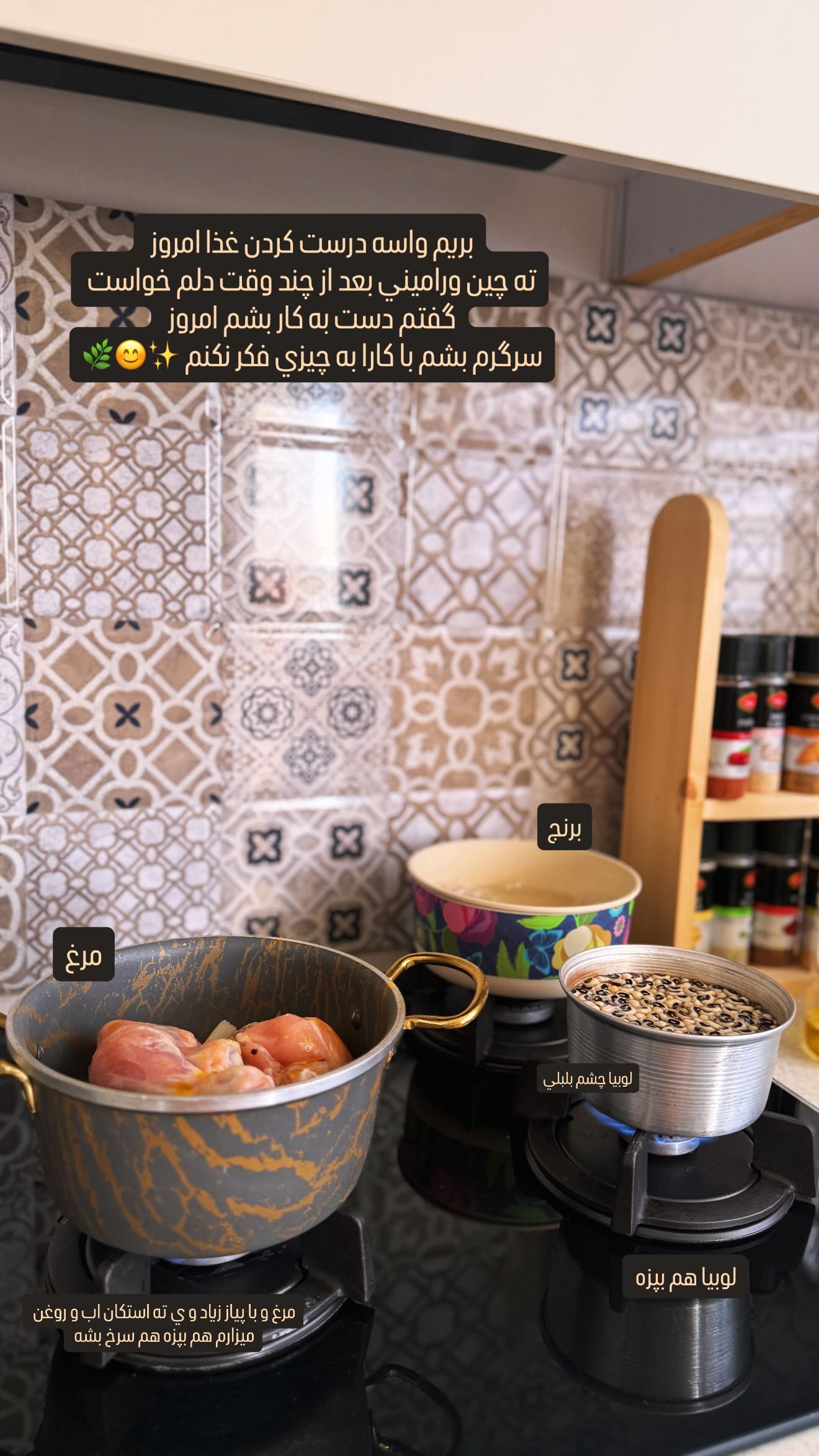  جدید ترین استوری اینستاگرام زهرا هرندی