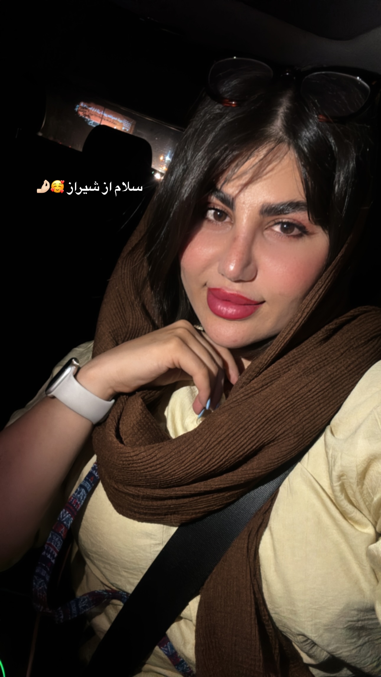  جدید ترین استوری اینستاگرام زهرا موسوی