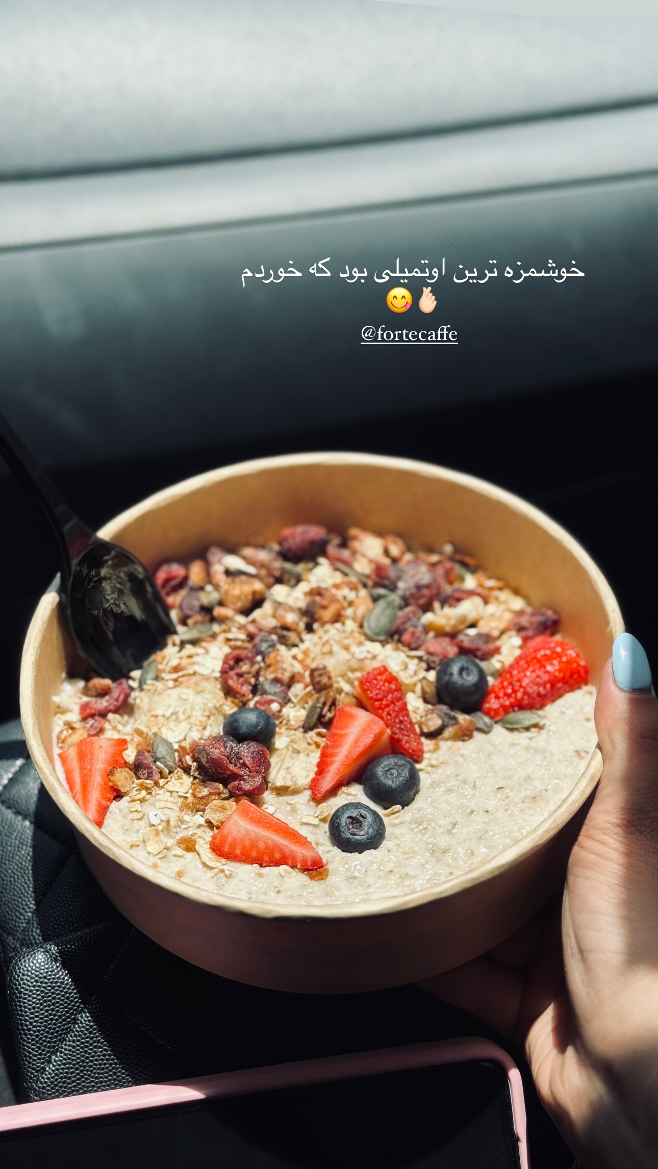  جدید ترین استوری اینستاگرام زهرا موسوی