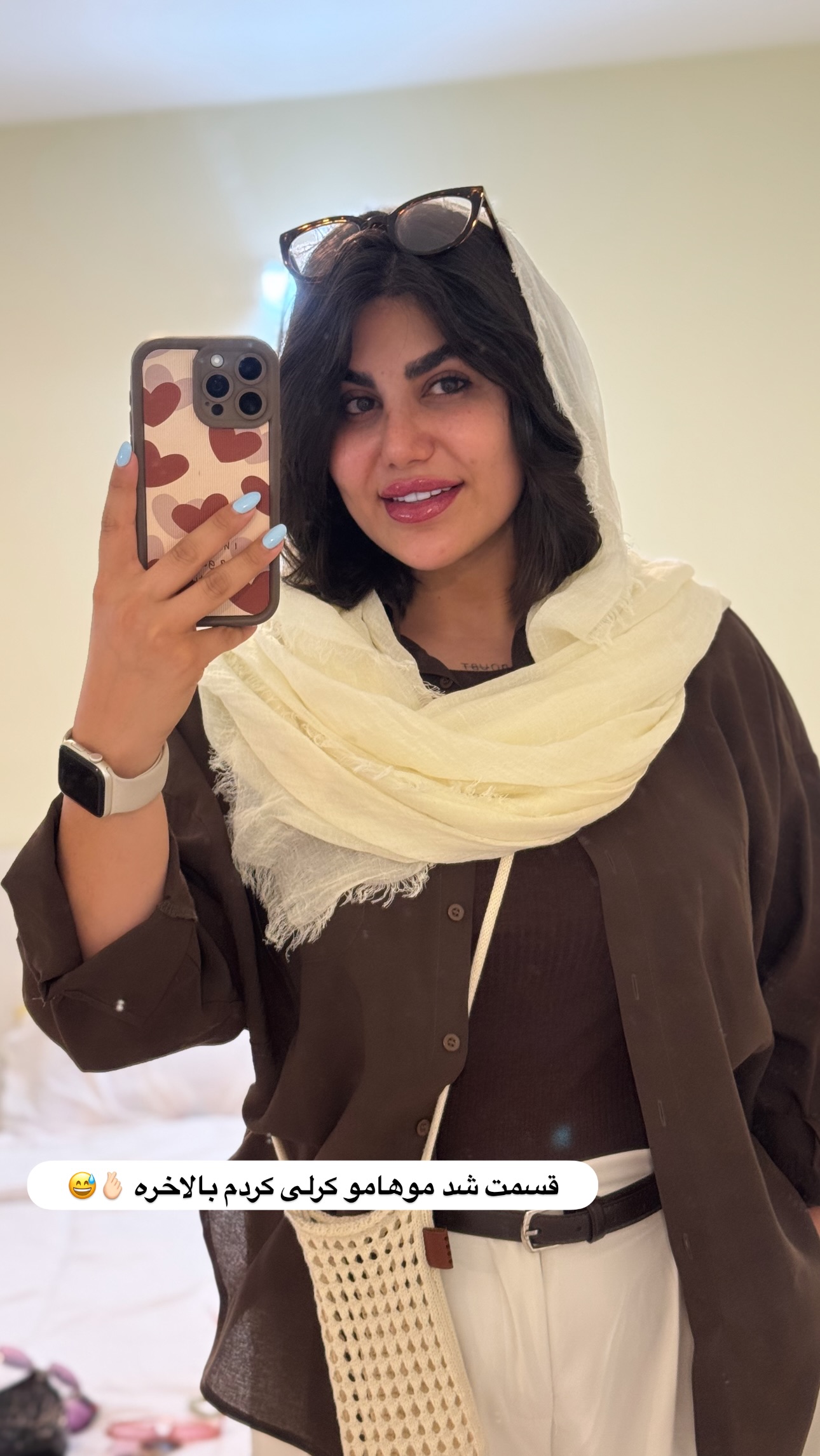  جدید ترین استوری اینستاگرام زهرا موسوی