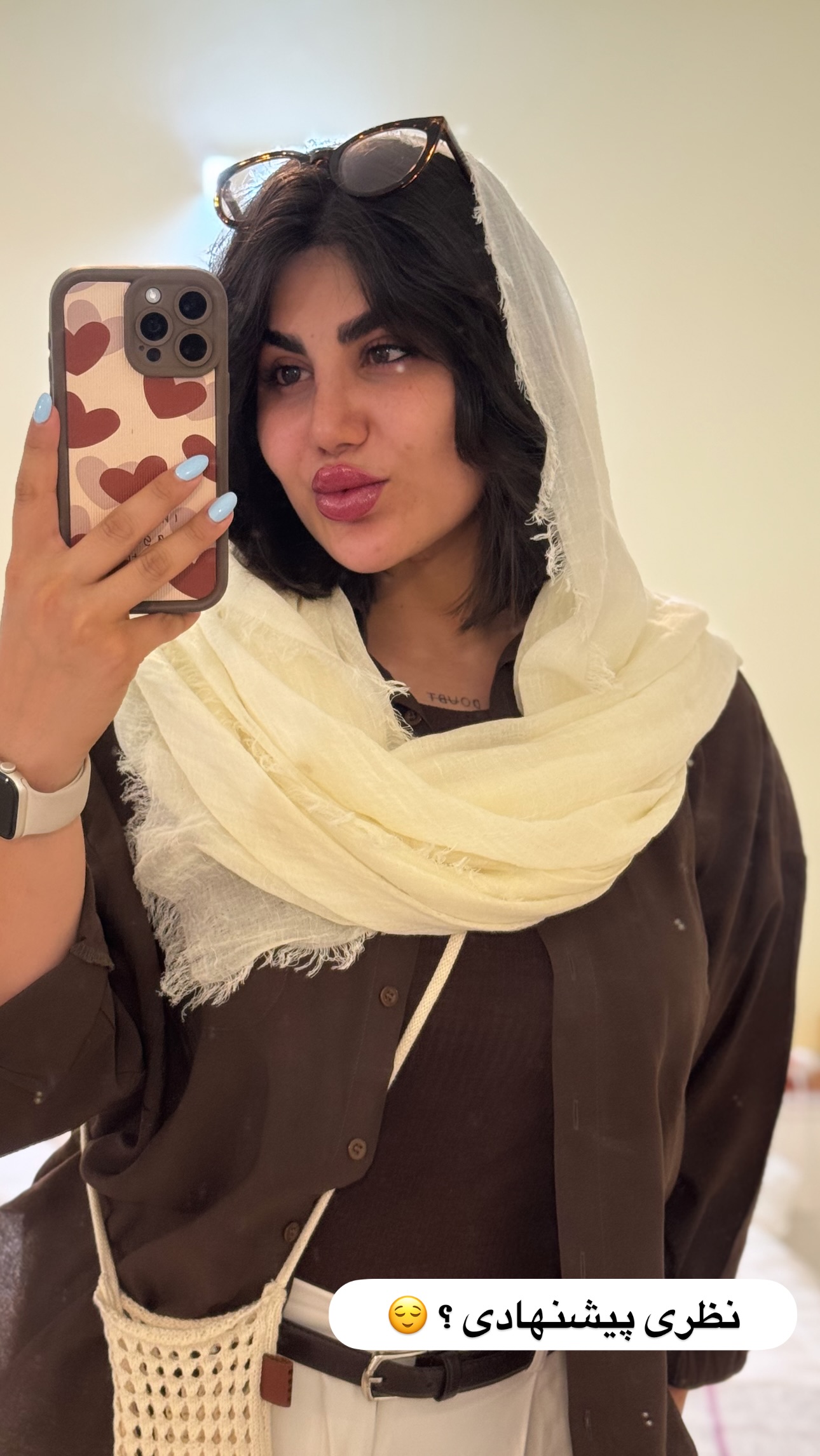  جدید ترین استوری اینستاگرام زهرا موسوی