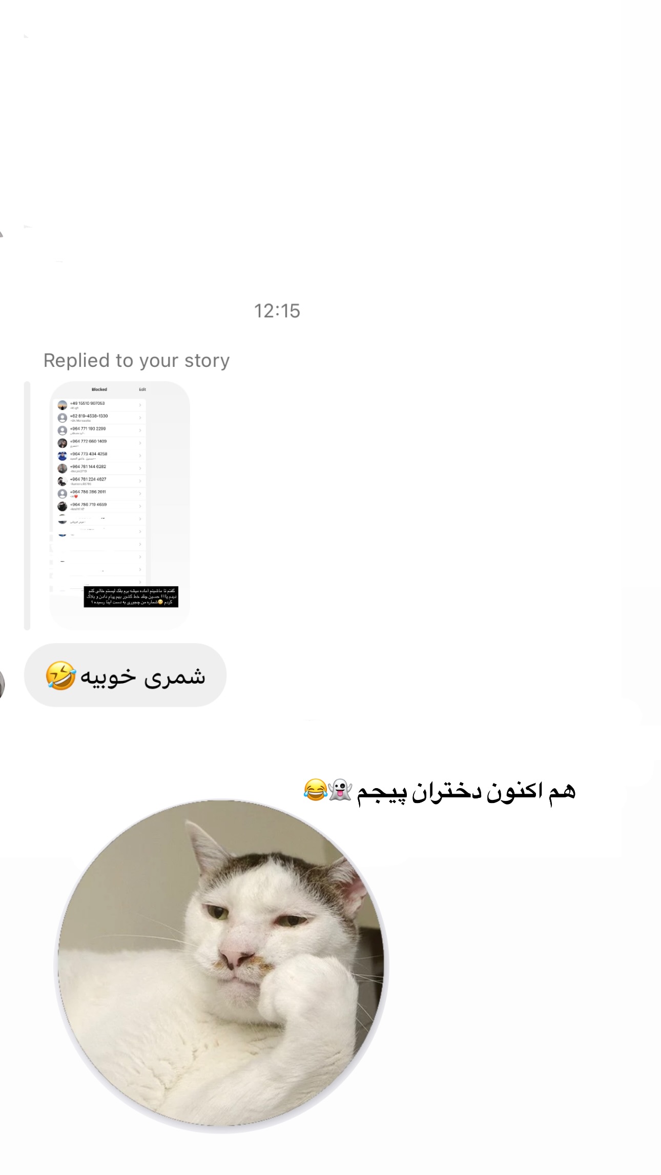  جدید ترین استوری اینستاگرام زهرا موسوی