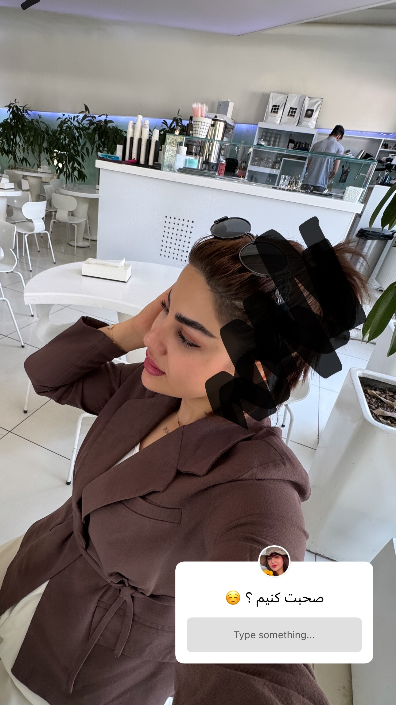  جدید ترین استوری اینستاگرام زهرا موسوی