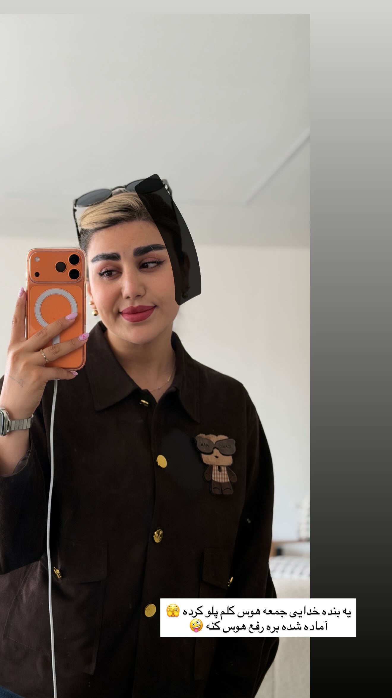  جدید ترین استوری اینستاگرام زهرا موسوی
