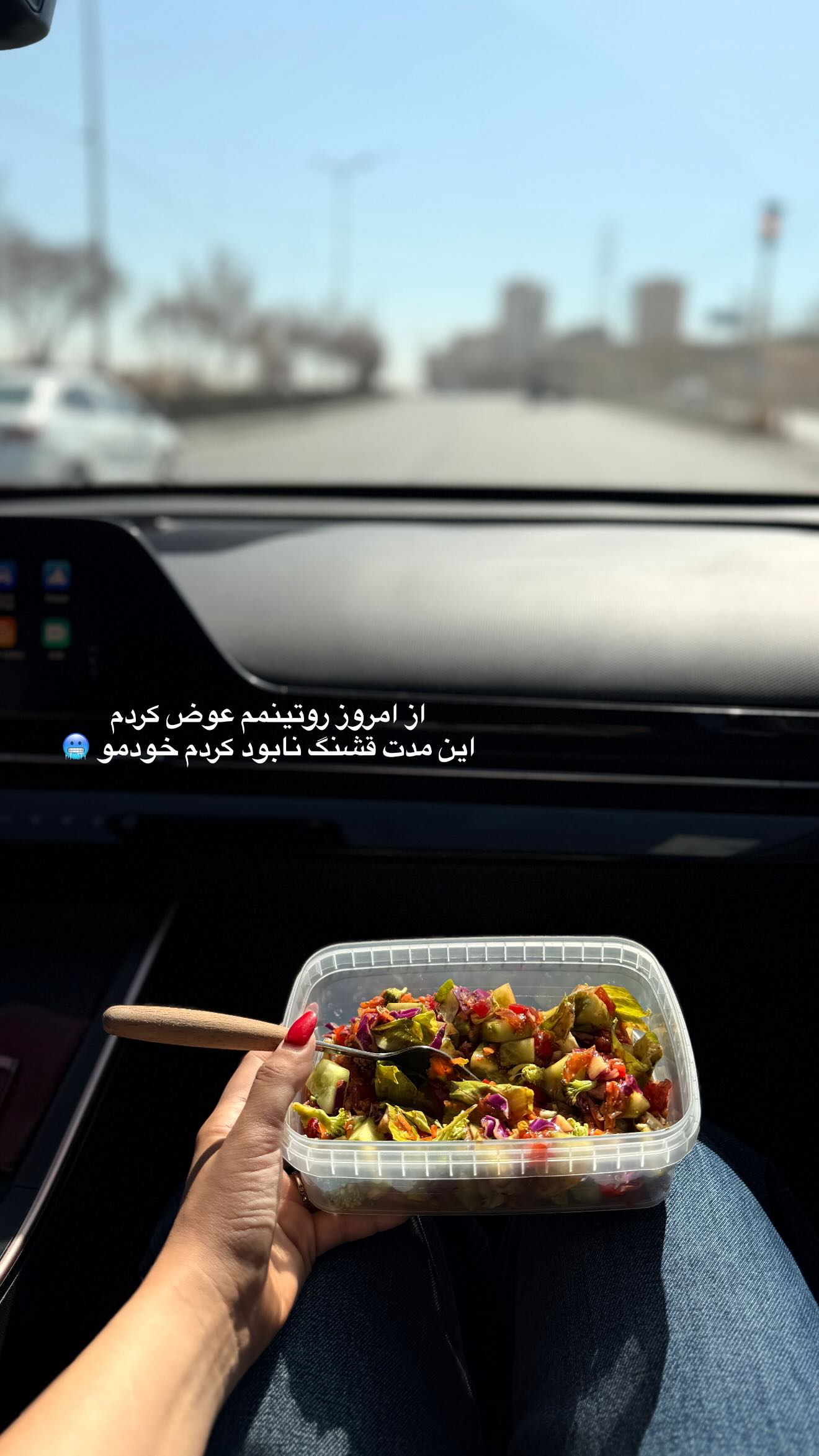  جدید ترین استوری اینستاگرام زهرا موسوی