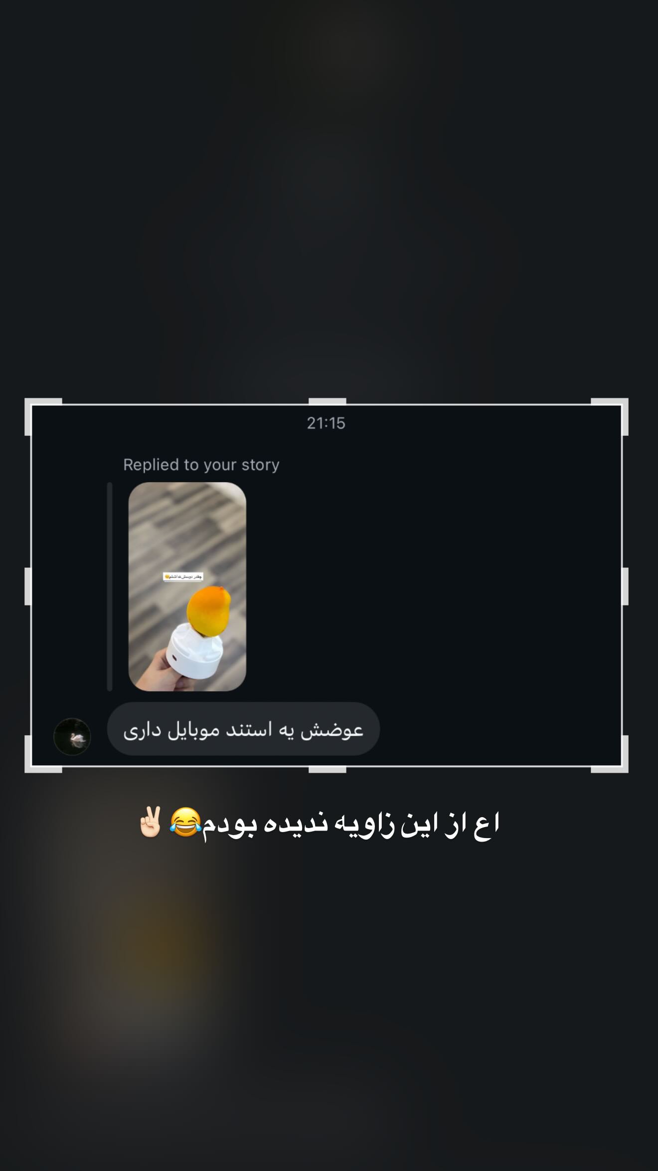  جدید ترین استوری اینستاگرام زهره سادات حسینی تبار