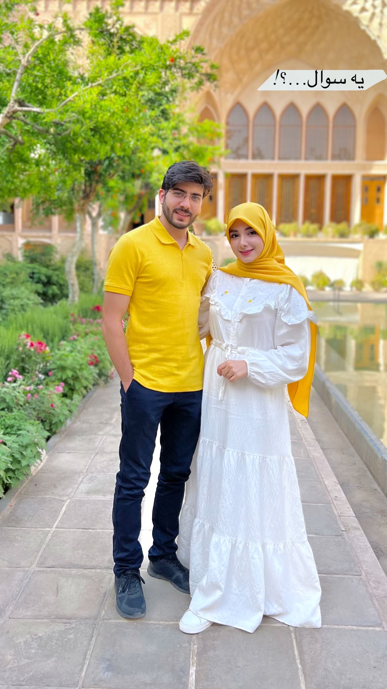  جدید ترین استوری اینستاگرام زهره و امین