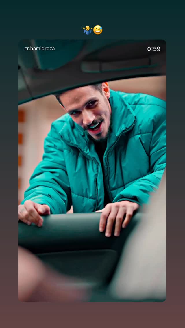  جدید ترین استوری اینستاگرام حمید رضا زارع